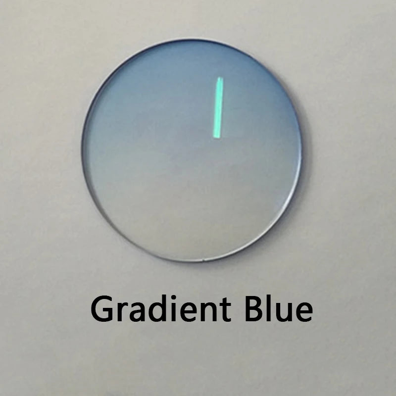 1.61 1.67 MR-8 Gradient Color Myopia Prescription Sunglasses Lenses Custom Nearsighted Hyperopia Optical Spectacles Lens