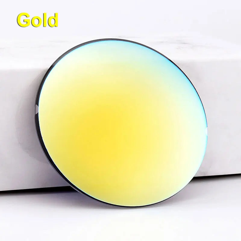 1.61 Single Vision Mirror Colorful Eyeglasses Lenses SPH -9.00~0 CYL Optical Sun Glasses Lens High Quality Lens Diameter 75mm
