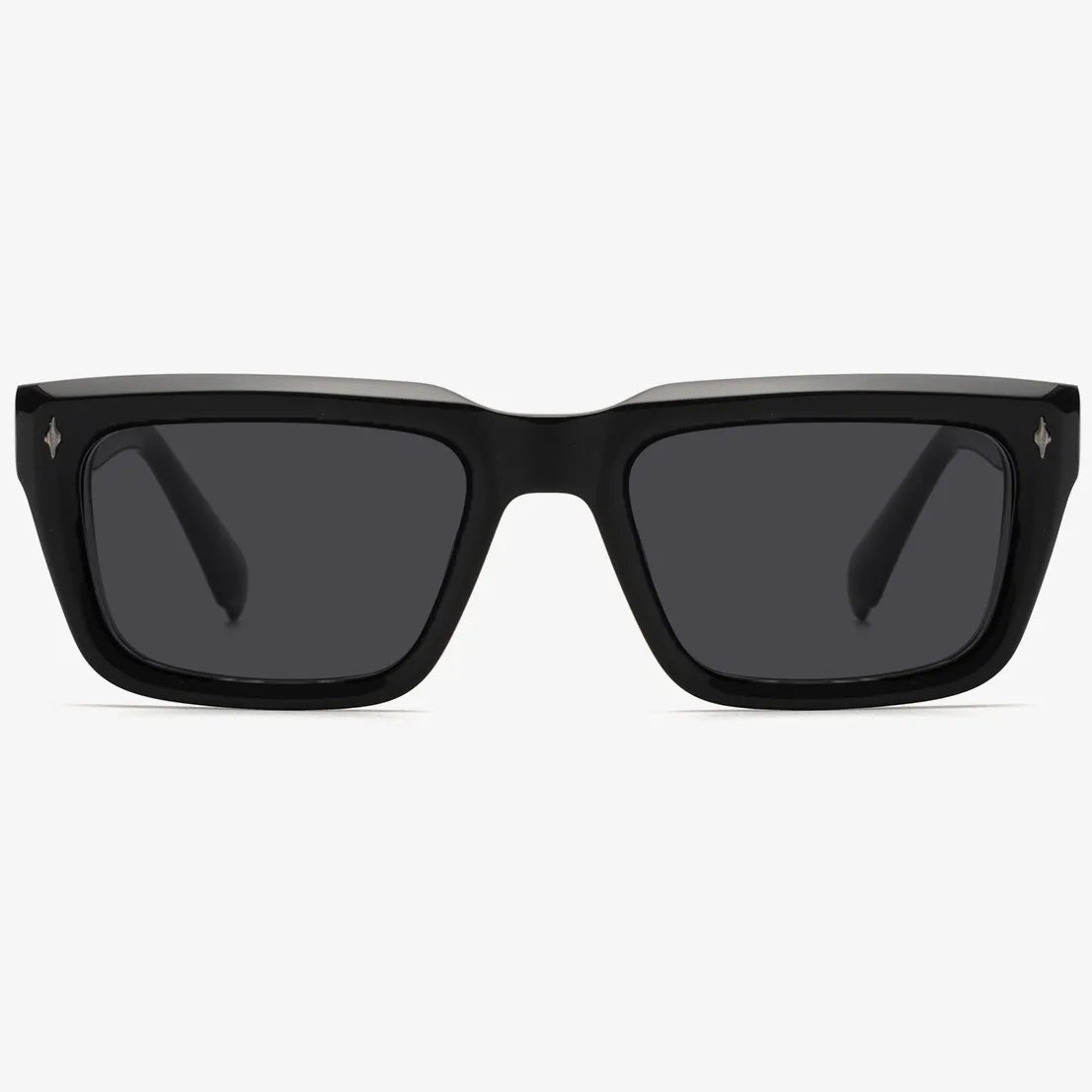 2022 High Quality Thick Acetate Sunglasses Men Brand Designer Rivet Square Sun Glasses For Women Oversized UV400 Shades Male
