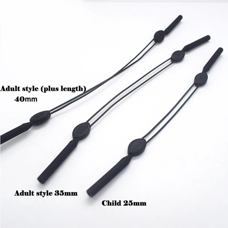 Adjustable Glasses Lanyard Sports Non-slip Anti-lost Neck Strap Reading Glasses Elastic Anti Slip Cords Ear Hook Suit Silicone