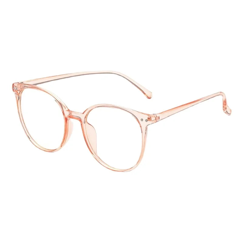 Blue Light Glasses Women PC Frame Resin Lens Anti Blue Light Blocking Radiation Trend Clear Lenses Transparent Optical Spectacle
