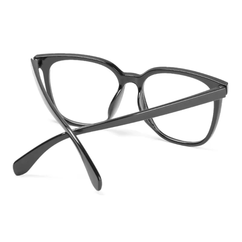 Blue Light Glasses Women PC Frame Resin Lens Anti Blue Light Blocking Radiation Trend Clear Lenses Transparent Optical Spectacle