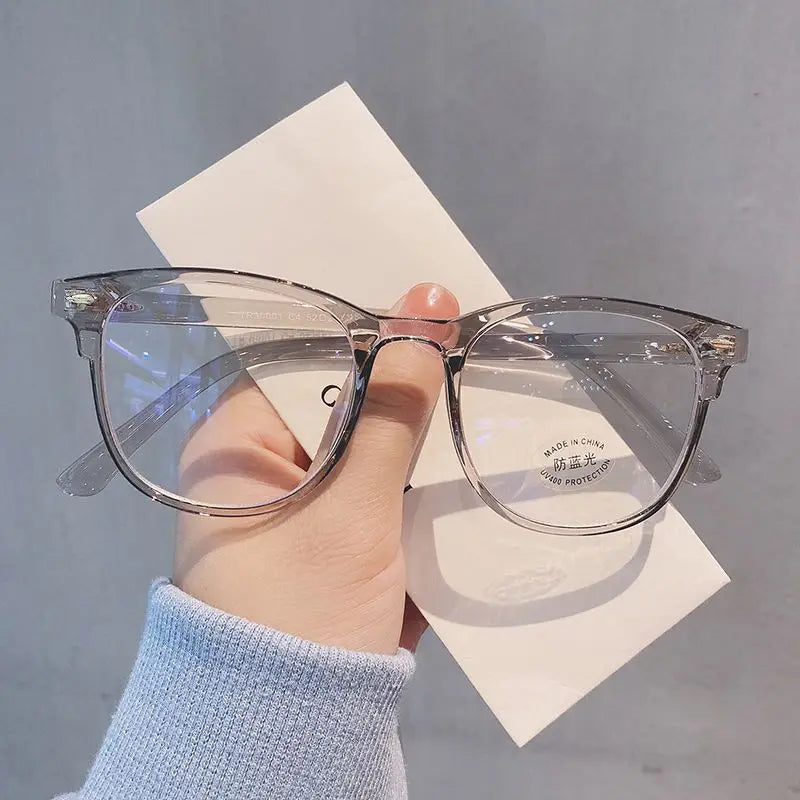 Casual Women Anti-blue Light Myopia Glasses Computer Goggles Protection Eye Diopter 0 To -4.0 Oval Frame for Men Eyeglasses