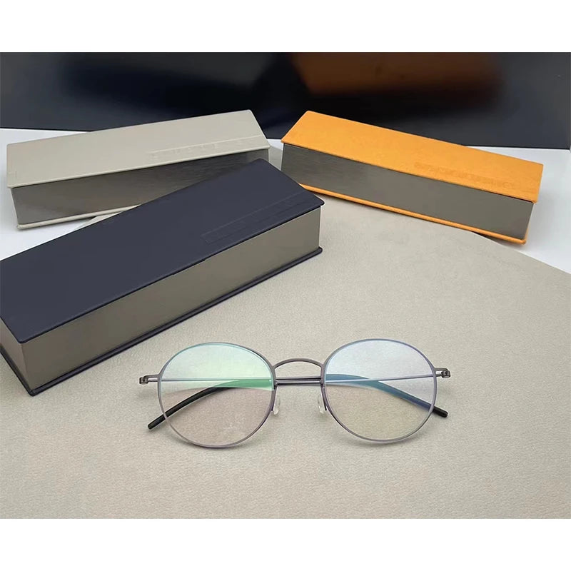 Denmark Brand Glasses Frame Round Eyewear Eyeglasses Men Woman Prescription Optical Lenses Designer Eyeglasses Frames for Men