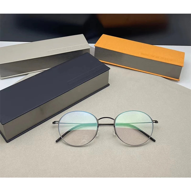 Denmark Brand Glasses Frame Round Eyewear Eyeglasses Men Woman Prescription Optical Lenses Designer Eyeglasses Frames for Men