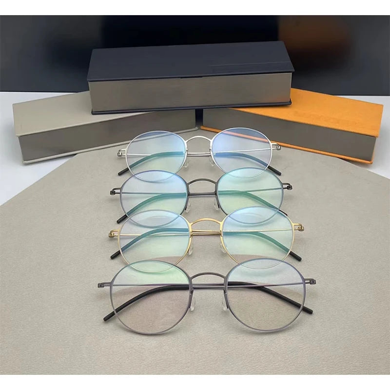 Denmark Brand Glasses Frame Round Eyewear Eyeglasses Men Woman Prescription Optical Lenses Designer Eyeglasses Frames for Men