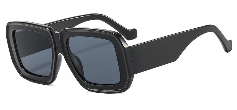 Square Sunglasses Women Luxury Vintage Big Frame Gradient Lenses Sun Glasses Female Popular Trends Shades UV400