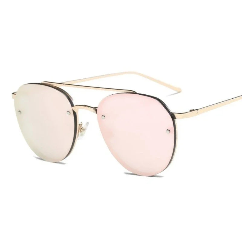Tide Sunglasses Women Oval Ultraviolet-proof Premium Pink Sun Glasses Men Outdoor Cycling Driving Sun Eyewear Gafas