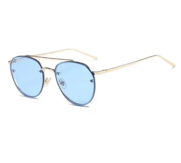 Tide Sunglasses Women Oval Ultraviolet-proof Premium Pink Sun Glasses Men Outdoor Cycling Driving Sun Eyewear Gafas