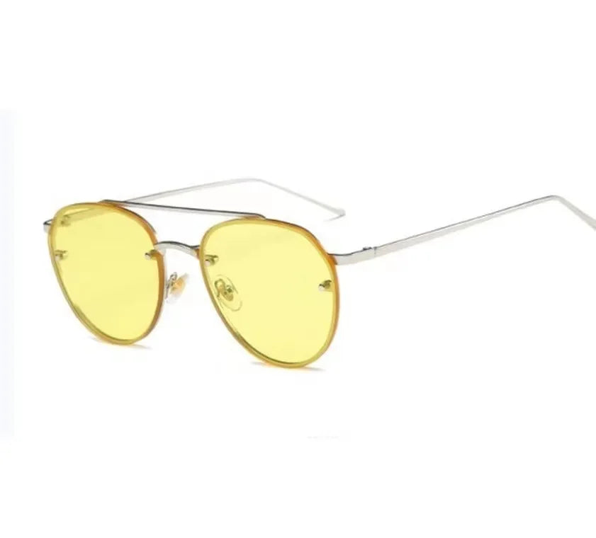 Tide Sunglasses Women Oval Ultraviolet-proof Premium Pink Sun Glasses Men Outdoor Cycling Driving Sun Eyewear Gafas