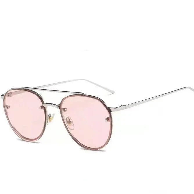 Tide Sunglasses Women Oval Ultraviolet-proof Premium Pink Sun Glasses Men Outdoor Cycling Driving Sun Eyewear Gafas