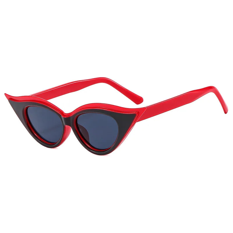 Versatile Outdoor Sunshade Sunglasses New Personalized Cat Eye UV Resistant Sunglasses Street Photography Sun Glasses