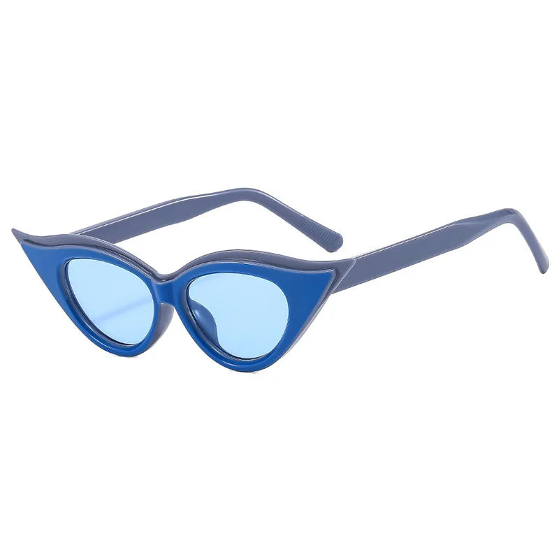 Versatile Outdoor Sunshade Sunglasses New Personalized Cat Eye UV Resistant Sunglasses Street Photography Sun Glasses