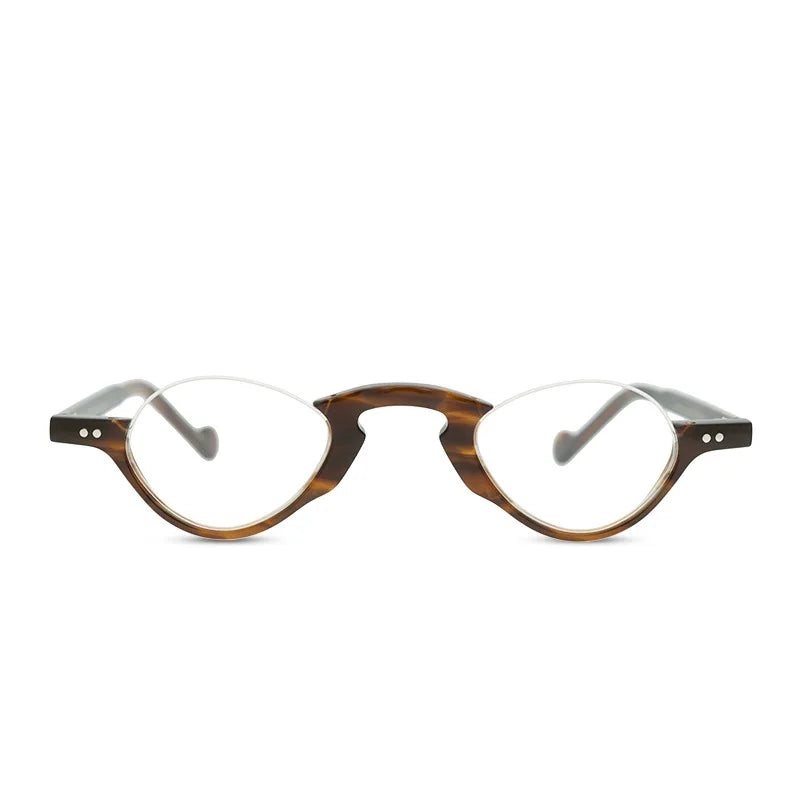 JAPANESE Style Half Frame Acetate Eyeglasses Frames men Myopia Glasses Women Designer Brand Retro Classical Accessories