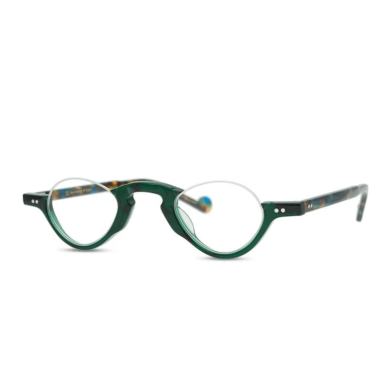 JAPANESE Style Half Frame Acetate Eyeglasses Frames men Myopia Glasses Women Designer Brand Retro Classical Accessories