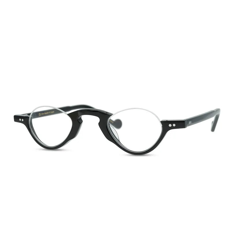 JAPANESE Style Half Frame Acetate Eyeglasses Frames men Myopia Glasses Women Designer Brand Retro Classical Accessories