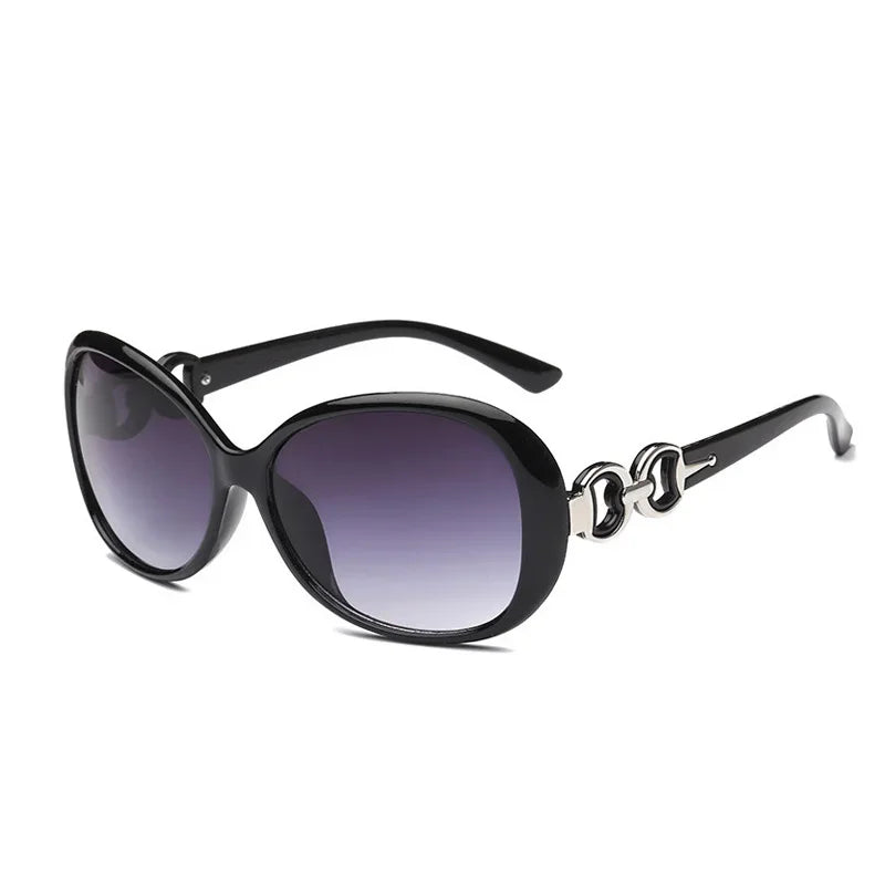New Large Frame Oval Shape Sunglasses Women's Brand Designer Sun Glasses Women's Outdoor Driving Travel Eyewear UV400