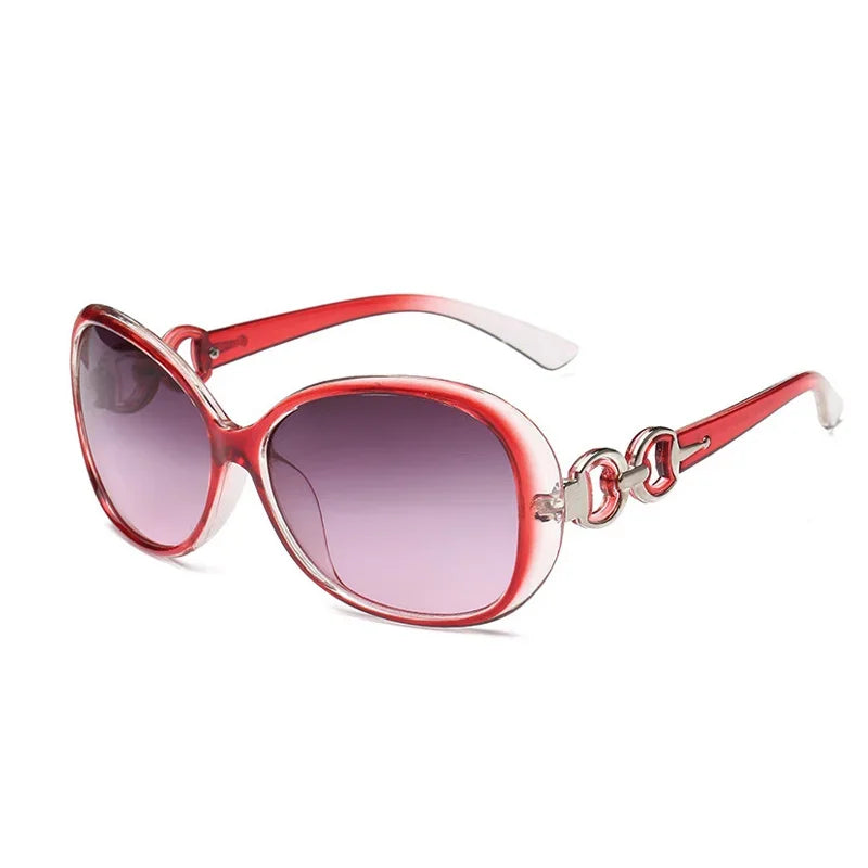 New Large Frame Oval Shape Sunglasses Women's Brand Designer Sun Glasses Women's Outdoor Driving Travel Eyewear UV400