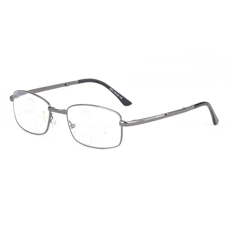 Progressive Anti Blue Ray Computer Reading Glasses Folding Temples UV400 No Line Gradual Prescription Lenses