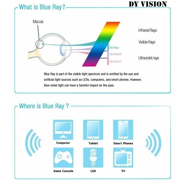 Retro Anti Blue Light Frame Glasses Men Computer Optical UV Protection Glasses Metal Eyebrow Glasses Rim Flat mirror 0