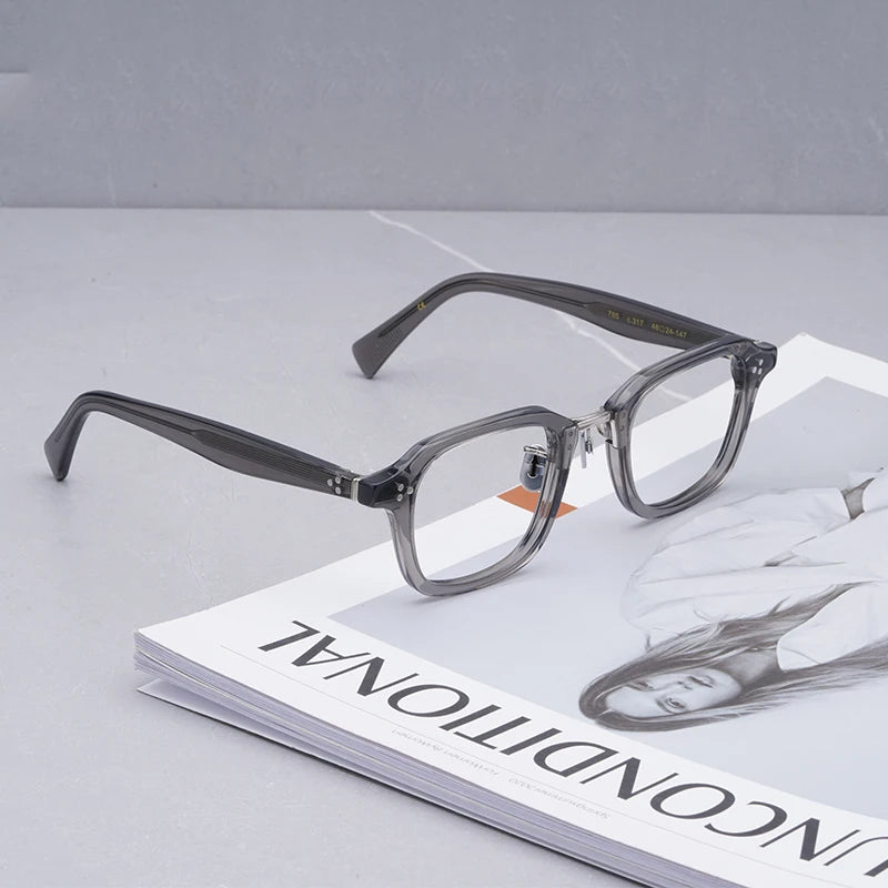 Retro Myopia Glasses Women Japanese Acetate Glasses Frame Men Round Glasses Prescription Glasses Reading Glasses Women 785
