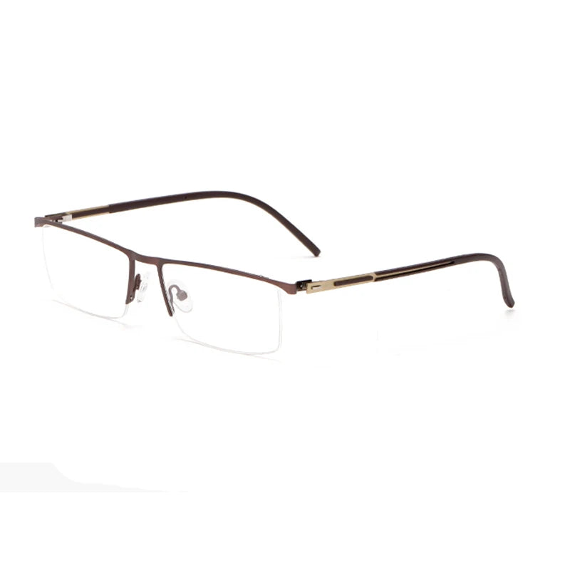 Retro Square Reading Glasses men Anti Blue Ray Customized Myopia Frame Oversize Rim Bluecut Lenses Flexible glasses