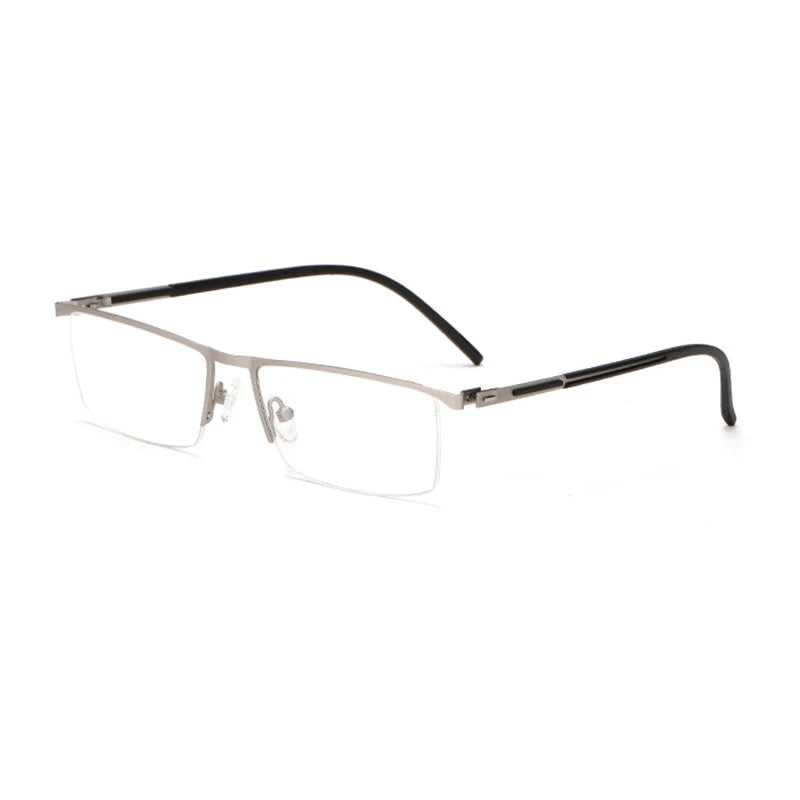 Retro Square Reading Glasses men Anti Blue Ray Customized Myopia Frame Oversize Rim Bluecut Lenses Flexible glasses