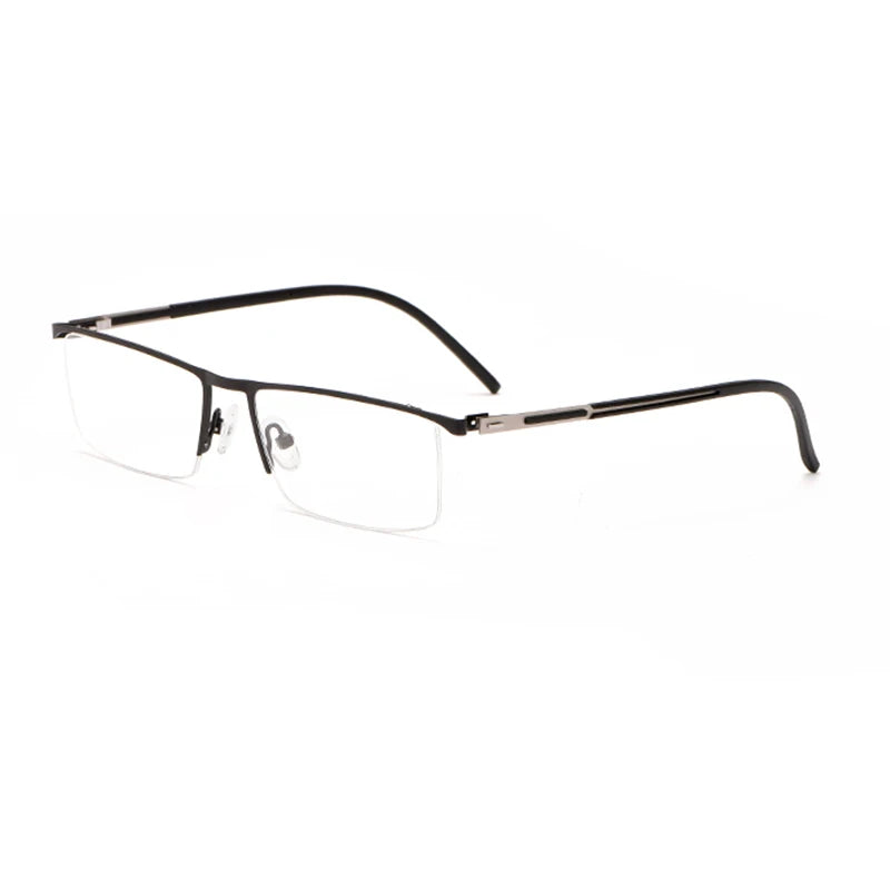 Retro Square Reading Glasses men Anti Blue Ray Customized Myopia Frame Oversize Rim Bluecut Lenses Flexible glasses