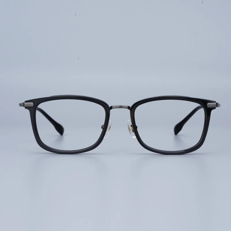Classical Stylish Square Glasses Frames Men Aesthetic Sunglasses Women Luxury Titanium Eyewear Color Lenses Eyeglasses