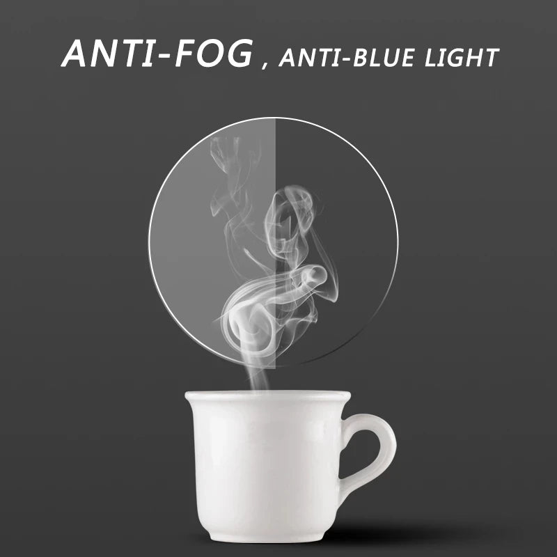 VCKA Anti-Fog Anti Blue 1.56 1.61 1.67 Prescription Resin Aspheric Eye Glasses Lenses Myopia Optical