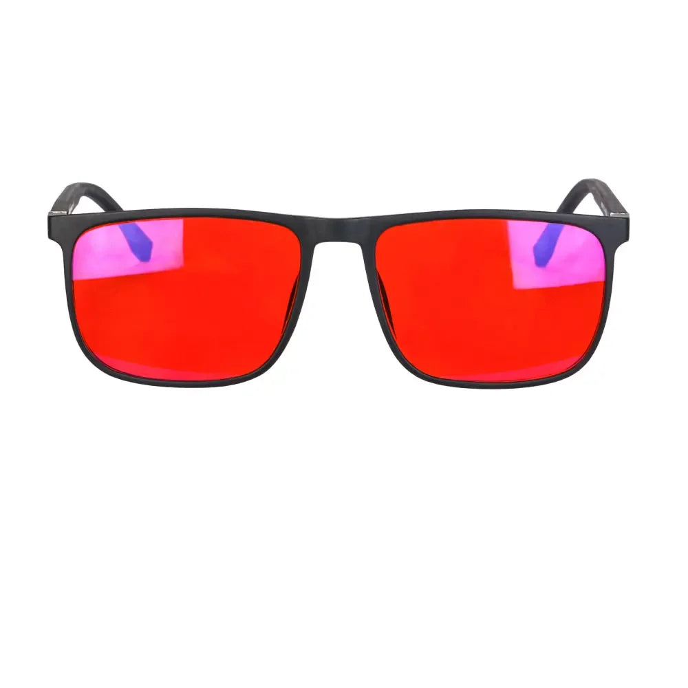 SHINU Brand Good Sleep Blue Light Blocking Glasses Men Red Lenses Anti Green Light Eliminate Eye Strain Glasses Bluelight