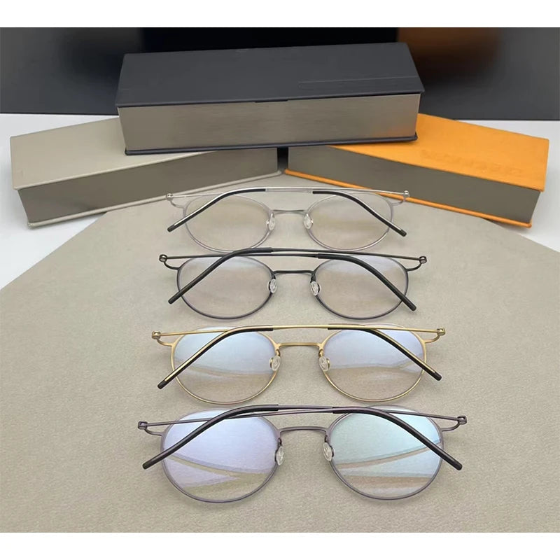 Denmark Brand Glasses Frame Round Eyewear Eyeglasses Men Woman Prescription Optical Lenses Designer Eyeglasses Frames for Men