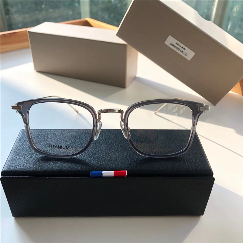 Thom Brand Design Titanium Acetate Optical Eyeglasses Frame Men Women TBX905 Glasses Myopia Prescription Eyewear Original box