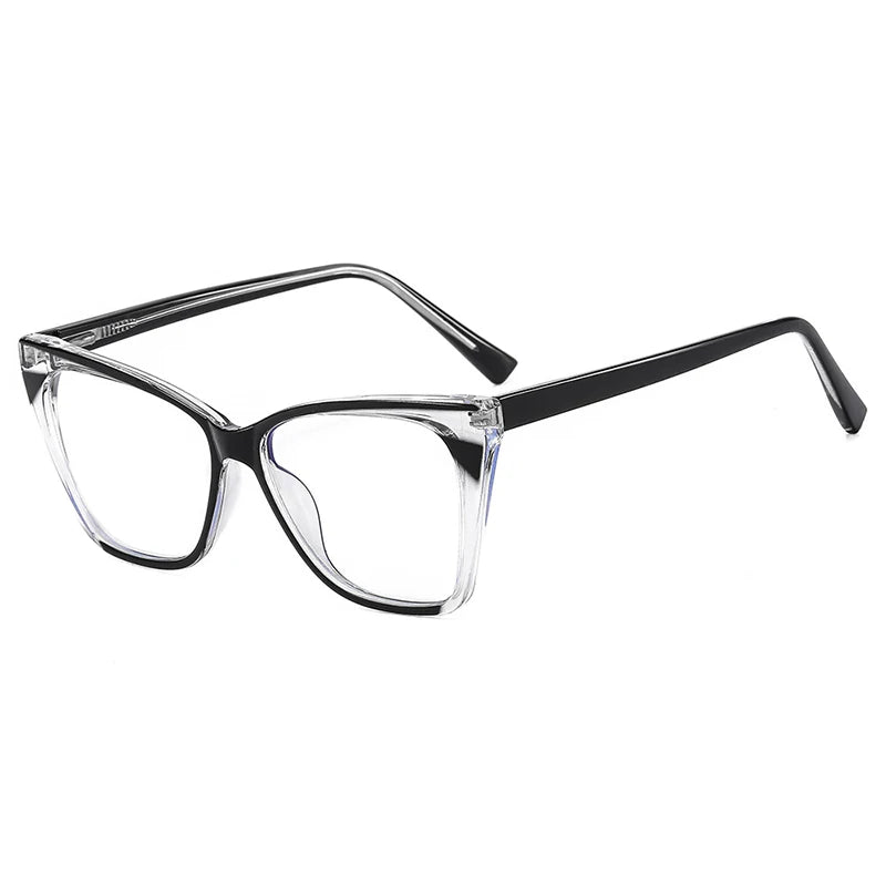XJiea Luxury Brand Myopia Women Glasses Frame Designer Stitching Color Optical Eyewear Anti-blue Light Lenses Eyeglasses