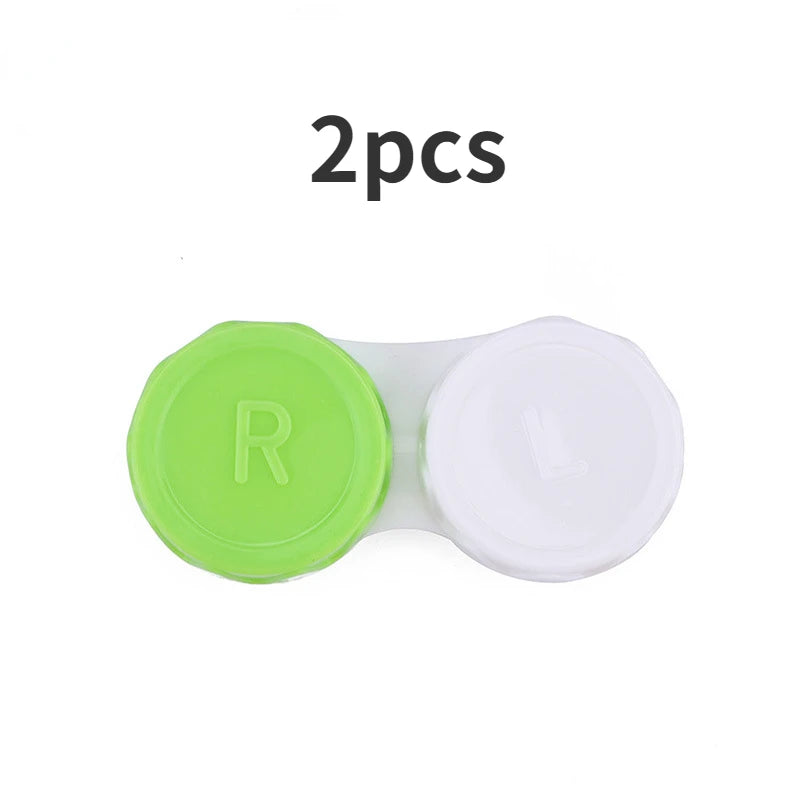 1/2PCS Glasses Cosmetic Contact Lenses Box Contact Lens Case for Eyes Travel Kit Holder Container Travel Accessories Wholesale