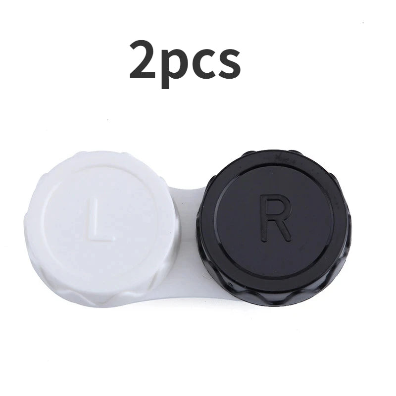 1/2PCS Glasses Cosmetic Contact Lenses Box Contact Lens Case for Eyes Travel Kit Holder Container Travel Accessories Wholesale