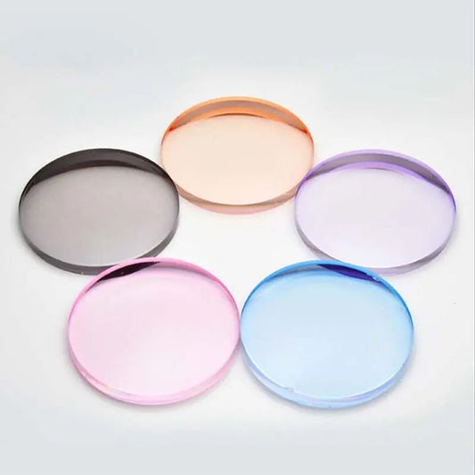 1.56 Gradient /solid Tinted Inside Progressive Aspheric Bifocal Prescription Lens Eye glasses Optical Lenses Free Assembled