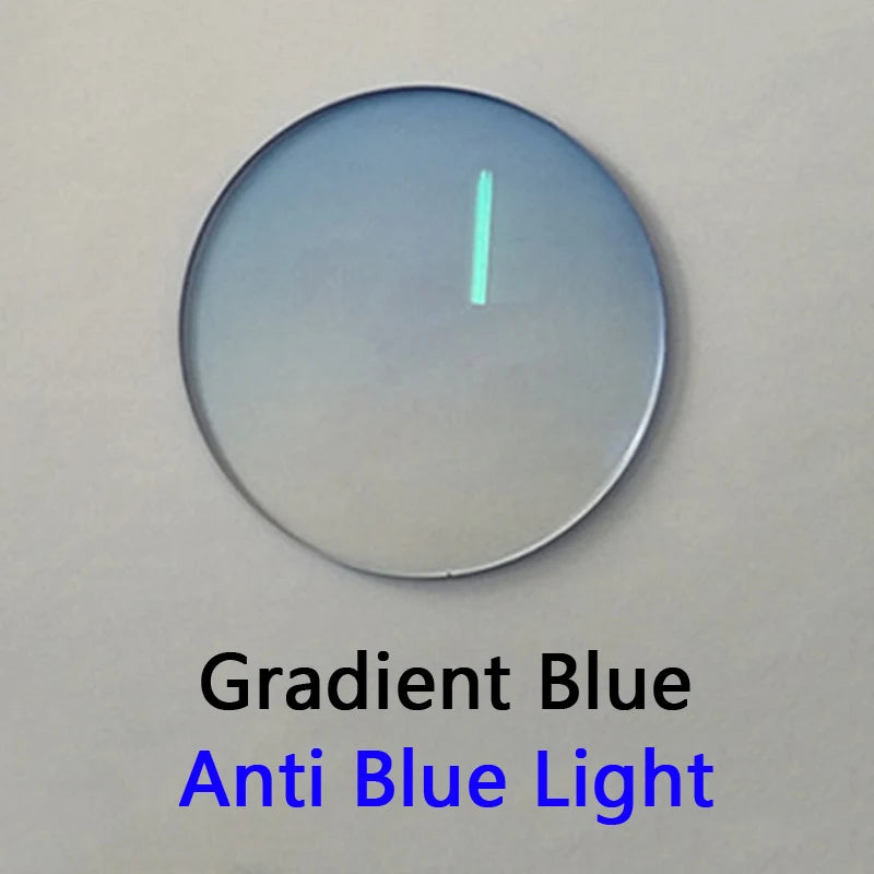 1.61 1.67 MR-8 Gradient Color Myopia Prescription Sunglasses Lenses Custom Nearsighted Hyperopia Optical Spectacles Lens