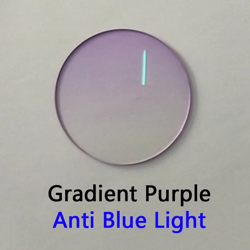 1.61 1.67 MR-8 Gradient Color Myopia Prescription Sunglasses Lenses Custom Nearsighted Hyperopia Optical Spectacles Lens