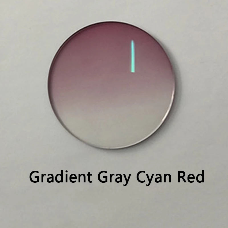 1.61 1.67 MR-8 Gradient Color Myopia Prescription Sunglasses Lenses Custom Nearsighted Hyperopia Optical Spectacles Lens