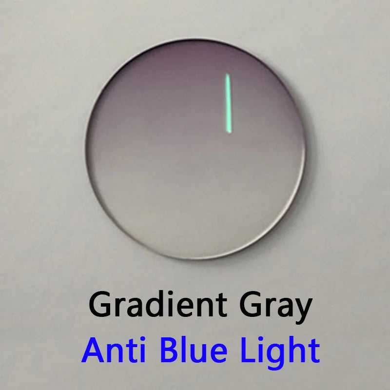 1.61 1.67 MR-8 Gradient Color Myopia Prescription Sunglasses Lenses Custom Nearsighted Hyperopia Optical Spectacles Lens