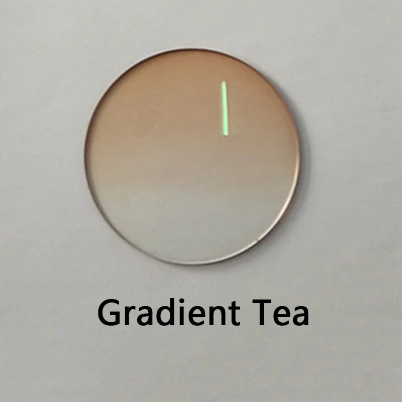 1.61 1.67 MR-8 Gradient Color Myopia Prescription Sunglasses Lenses Custom Nearsighted Hyperopia Optical Spectacles Lens