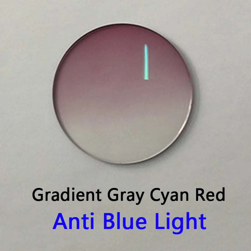 1.61 1.67 MR-8 Gradient Color Myopia Prescription Sunglasses Lenses Custom Nearsighted Hyperopia Optical Spectacles Lens