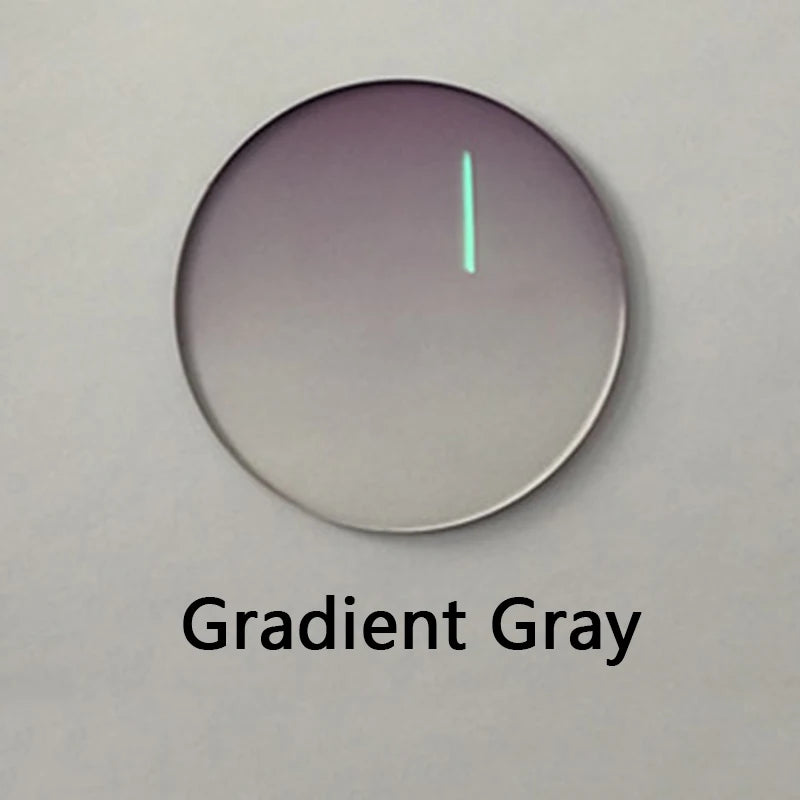 1.61 1.67 MR-8 Gradient Color Myopia Prescription Sunglasses Lenses Custom Nearsighted Hyperopia Optical Spectacles Lens