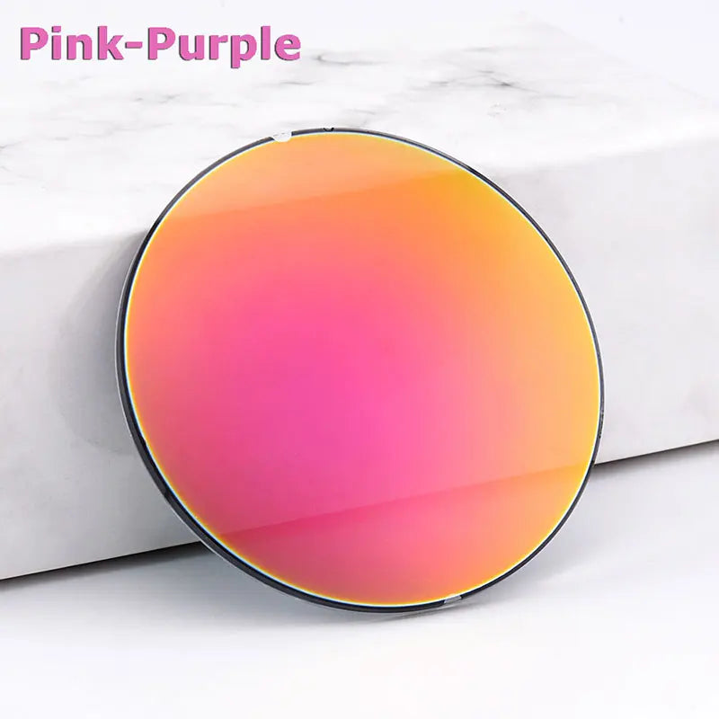 1.61 Single Vision Mirror Colorful Eyeglasses Lenses SPH -9.00~0 CYL Optical Sun Glasses Lens High Quality Lens Diameter 75mm