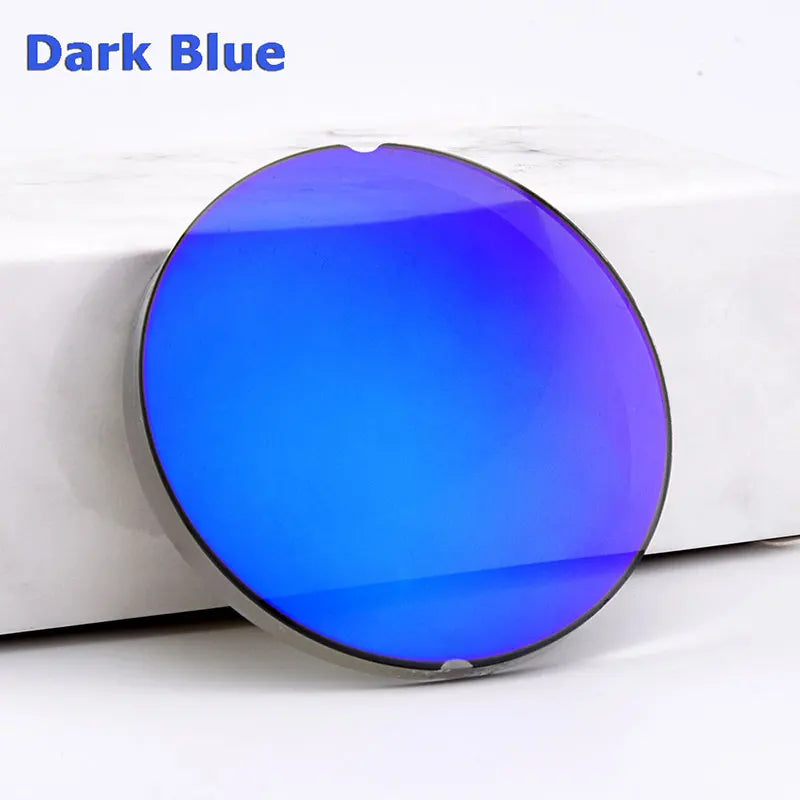 1.61 Single Vision Mirror Colorful Eyeglasses Lenses SPH -9.00~0 CYL Optical Sun Glasses Lens High Quality Lens Diameter 75mm