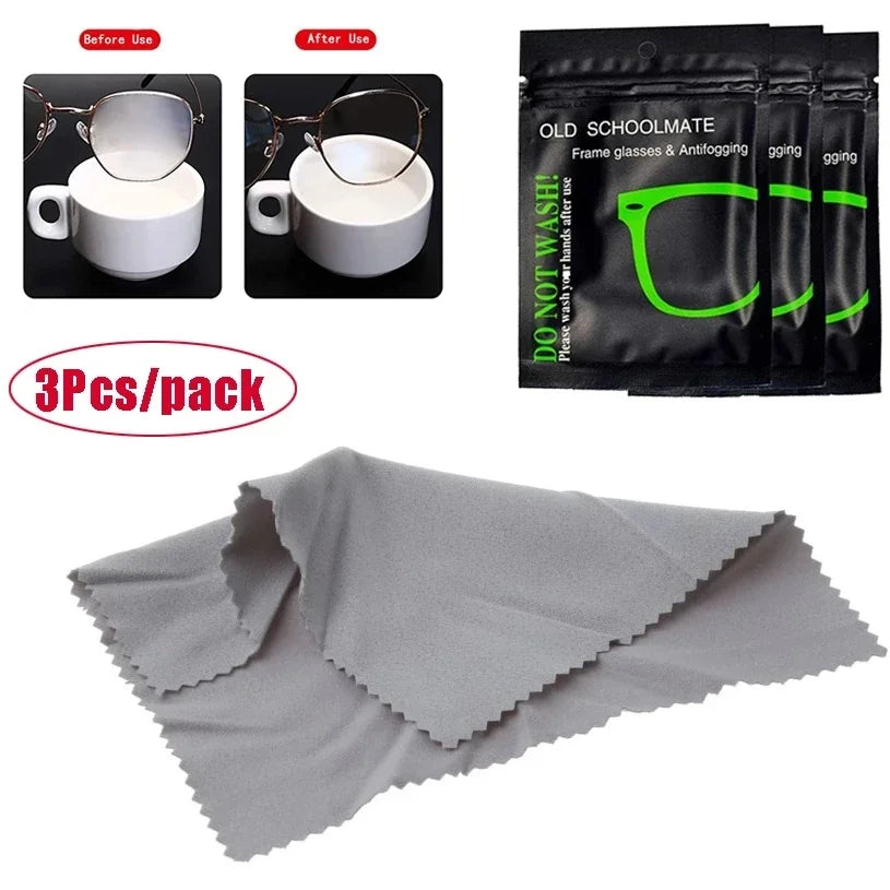 120 pezzi salviette antiappannamento riutilizzabili per occhiali in pelle scamosciata pre-inumidita panno antiappannamento per lenti sbrinatore salviette per occhiali occhiali prevenire l'appannamento