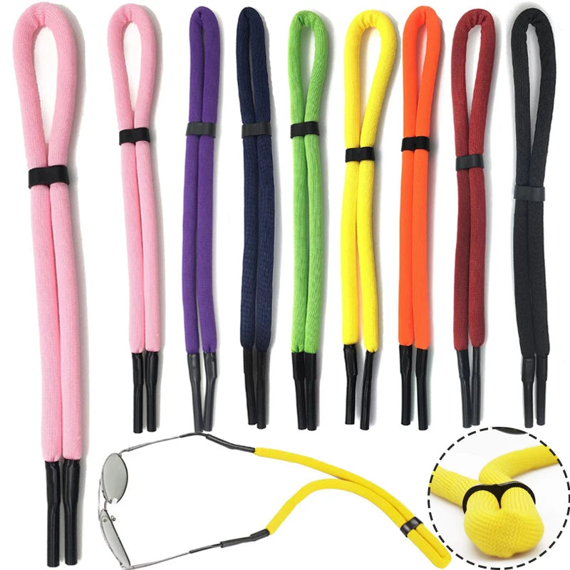 1 pz. Cinghie galleggianti per occhiali Catena in schiuma Antiscivolo Sport Acquatici Occhiali da sole Catena Corda per occhiali Corda per occhiali Supporto per cordino