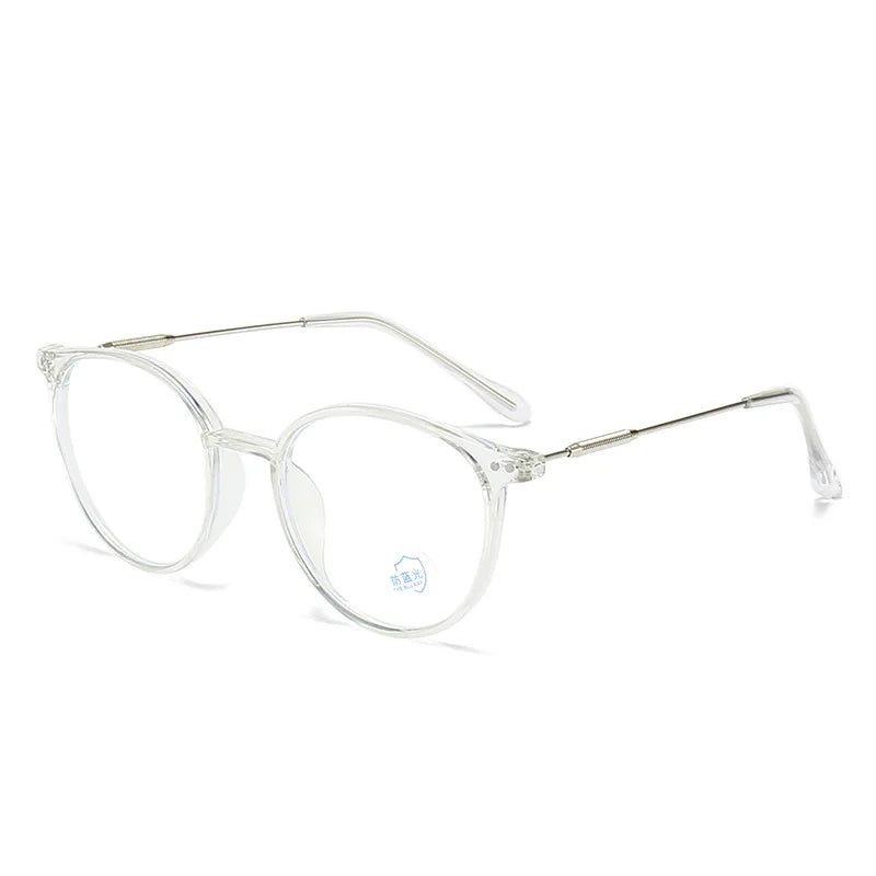 2024 New Classic Round  Anti-blue Light Glasses Women Pink Lenses For Female Summer Outdoor Accessory Eyewear