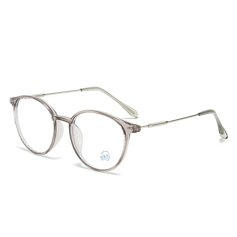 2024 New Classic Round  Anti-blue Light Glasses Women Pink Lenses For Female Summer Outdoor Accessory Eyewear